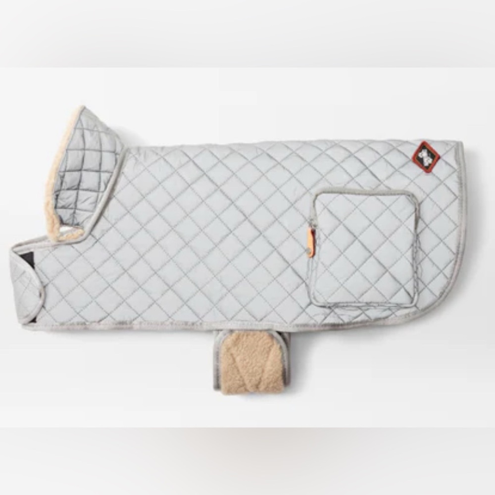 NWT - MZ Wallace Medium Quilted Gray Dog Jacket